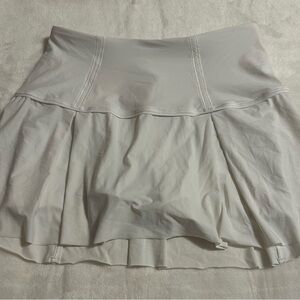 lululemon athletica Cream Pleated Mini Skirt